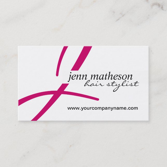Modern Monogram Business Cards (Front)