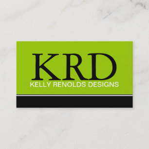 Modern Monogram Business Cards