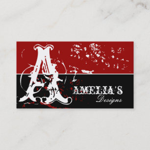 Modern Monogram Business Cards