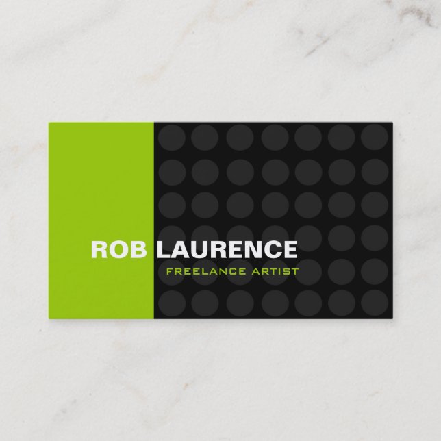 Modern Monogram Business Cards (Front)