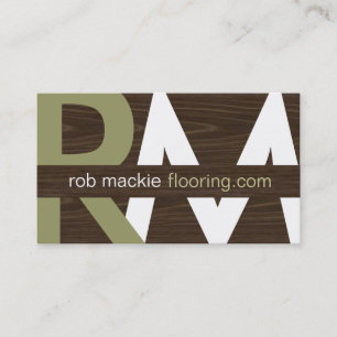 Modern Monogram Business Cards