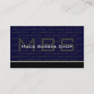Modern Monogram Business Cards