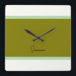 Modern Monogram Clock<br><div class="desc">This Butterfly Clock will add a touch of charm and elegance to any room. Featuring a beautifully detailed butterfly design, its modern aesthetic and soft, graceful style make it the perfect accent piece for a summer home, bedroom, or living space. A timeless addition to your decor, this clock brings both...</div>