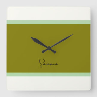 Modern Monogram Clock