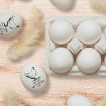 Modern Monogram Egg Stamp<br><div class="desc">Personalized egg stamps for your homestead or family farm with beautiful chicken / duck illustrations and monograms or information in a farmhouse font. These stamps are designed to be used with the handle for better application and we have not included the ink as it is up to you to choose...</div>