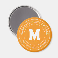 Modern Monogram Graduate Class of 20XX Custom