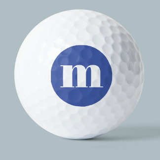 Modern Monogram Initial Golf Balls
