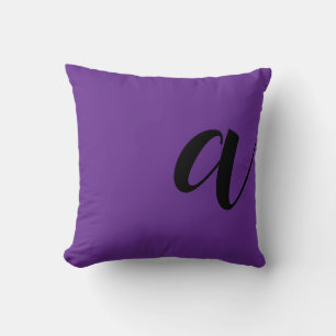 Modern monogram Initial letter Cushion