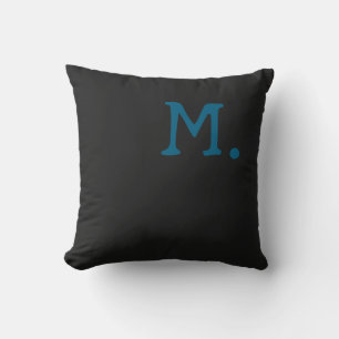 Modern Monogram Initial Replace Add Yours Cushion