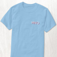 Modern Monogram Initials Drop Shadow Crest