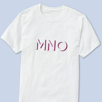 Modern Monogram Initials Drop Shadow