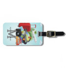 Modern Monogram Luggage Tag 