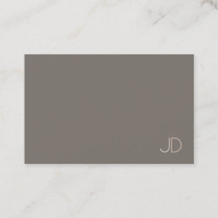Modern Monogram Minimalist Template Elegant Trendy Business Card