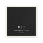 Modern Monogram Minimalist Wedding