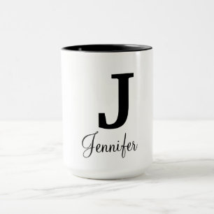 Modern Monogram Mug
