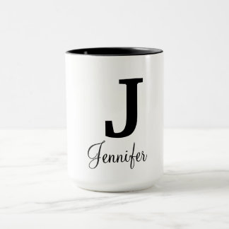 Modern Monogram Mug