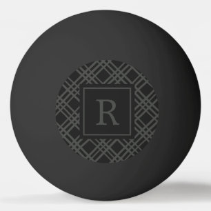 Modern Monogram Ping Pong Ball