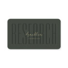 Modern Monogram Research Tech Biochemistry Green