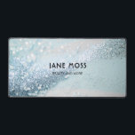 Modern, Monogram, Salon, Glitter (Imitate) Desk Mat<br><div class="desc">Modern,  Monogram,  Salon,  Glitter (Imitate) Design. Customer specific,  edit your name in seconds.</div>