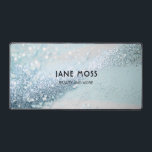 Modern, Monogram, Salon, Glitter (Imitate) Desk Mat<br><div class="desc">Modern,  Monogram,  Salon,  Glitter (Imitate) Design. Customer specific,  edit your name in seconds.</div>