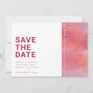Modern Monogram Save The Date