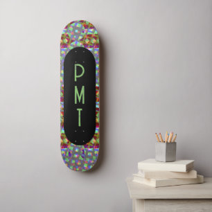 Modern Monogram Skateboard