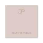 Modern Monogram Sleek Plain Professional Elegant