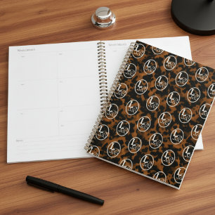 Modern Monogram Tortoise Shell Print Planner