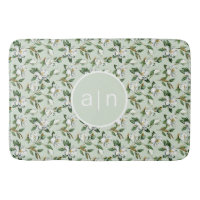 Modern Monogram White Magnolia