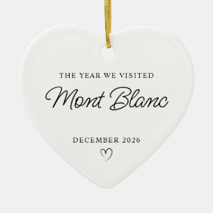Modern Monoline The Year We Visited France Ceramic Tree Decoration