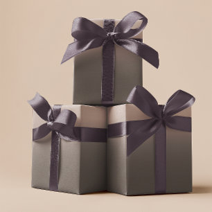 Modern Monotone Taupe Brown Ombre Wrapping Paper