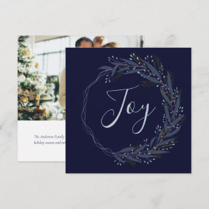 Modern Moody Botanical Christmas Wreath Holiday