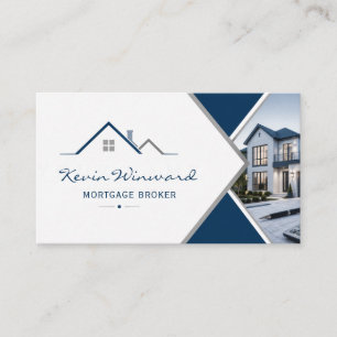 Modern Mortgage Broker Card