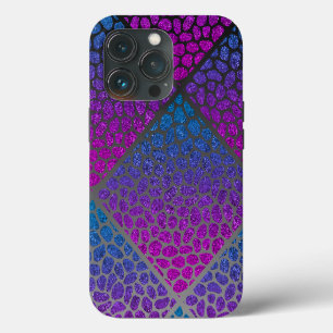 Modern Mosaic Asymmetrical Design iPhone 13 Pro Case