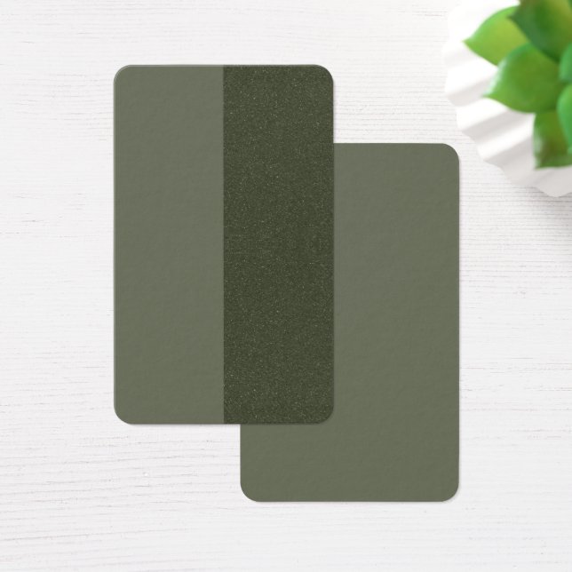Modern Moss Duo Profile Card – Customisable (Desk)