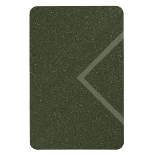 Modern Moss Green Chevron Magnet – Customisable