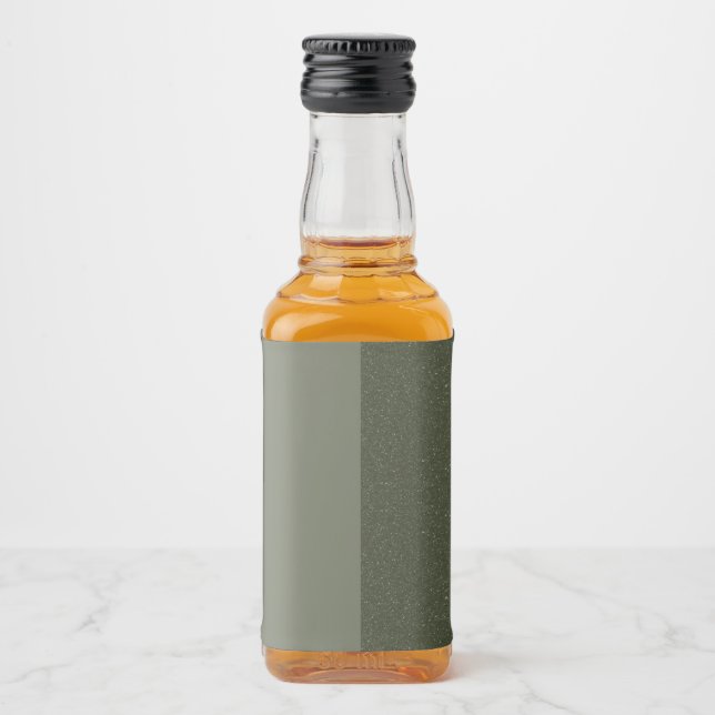 Modern Moss Green Duo Bottle Label – Customisable (Front)