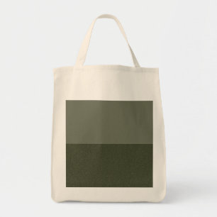 Modern Moss Green Split Design Tote – Customisable Bag