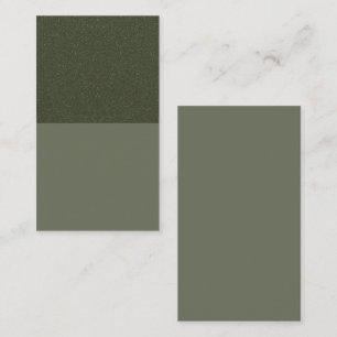 Modern Moss Green Split Discount Card – Customise