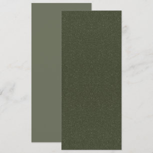 Modern Moss Green Texture Flat Menu – Customisable