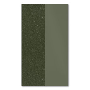Modern Moss Green Textured Business Magnet