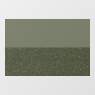 Modern Moss Green Window Cling (Bottom Texture)