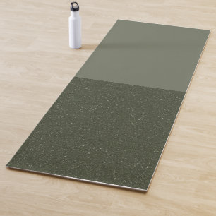 Modern Moss Green Yoga Mat – Customisable
