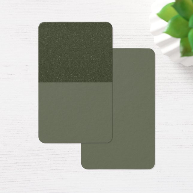 Modern Moss Split Texture Profile Card – Customise (Desk)