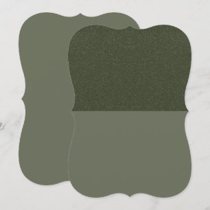Modern Moss Texture Half-Split Card – Customisable