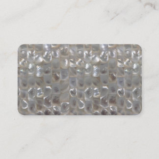 Modern Mother of Pearl Contact Card