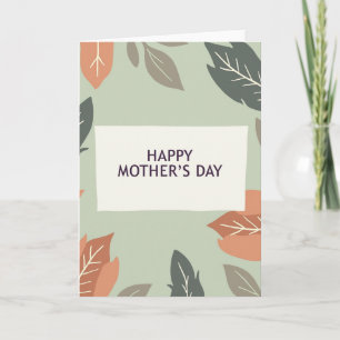 Modern Mothers Day Design Card