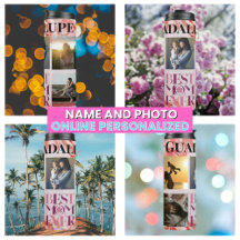 Modern Mother's Photo Collage Best Mum Ever Floral