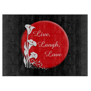 Modern Motif Callas glass cutting board