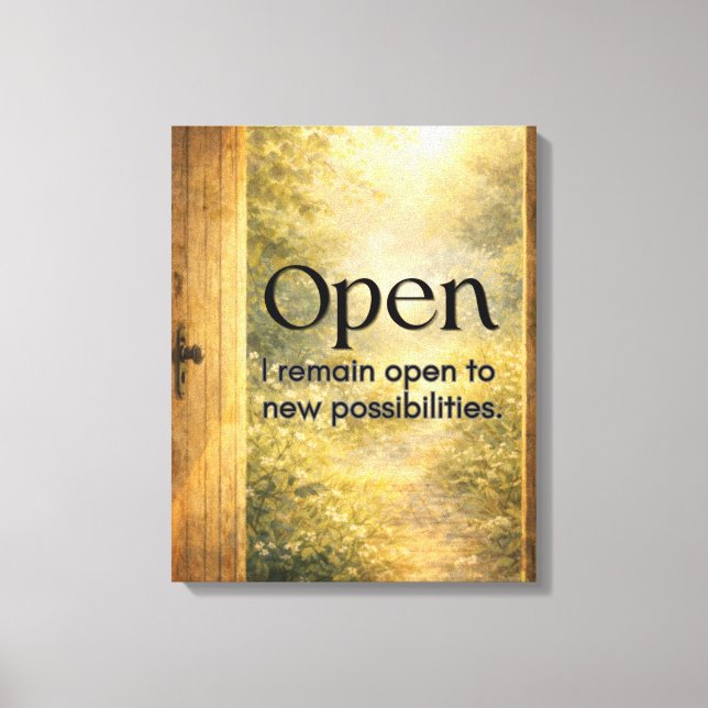 Modern Motivational Canvas Art Print Home Decor (Front)